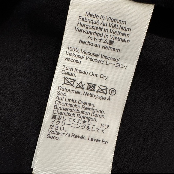 J. Crew Drapey shirtdress in luster crepe • size 8 • NWT • BU107 • black - Picture 7 of 7